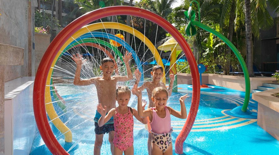 Splash Pad at the Best Family Resort in Phuket