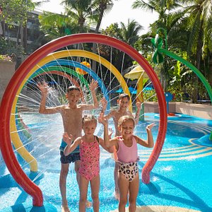 Splash Pad at the Best Family Resort in Phuket