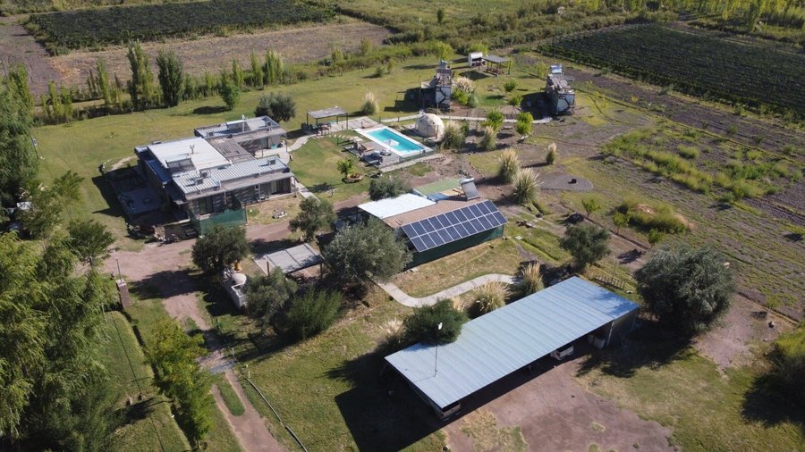 Vista aerea con Drone