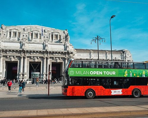 milan bus tour map