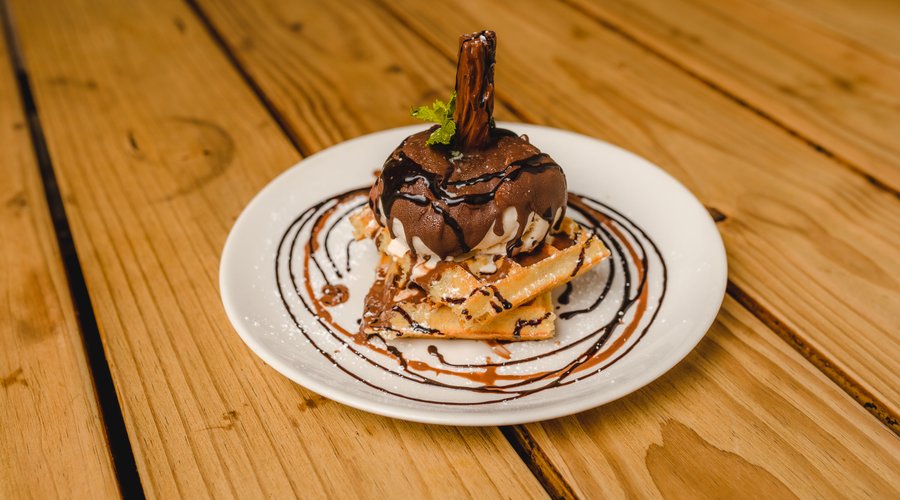 Chocolate waffle