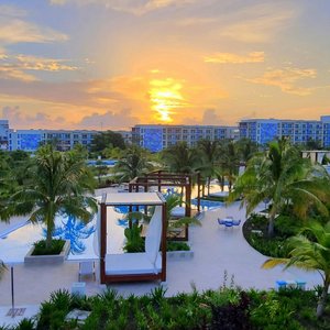 VIP Pool and Hotel buildings