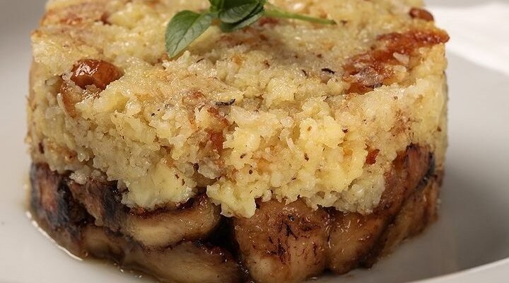Cocada de forno Com banana da terra