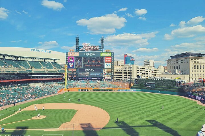 You'll soon be able to play a round of golf inside Comerica Park 