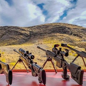 Barrett 50 cal sniper rifle. Our most popular weapon! - Picture of  Thunderstruck Vegas, White Hills - Tripadvisor