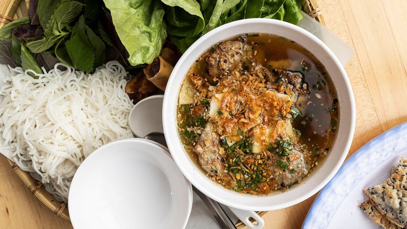 Bun Cha Hanoi at HaiSous Vietnamese Kitchen