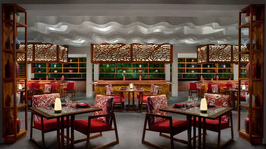 Origami Japanese Restaurant at Anantata Veli maldives Resort - Interior View