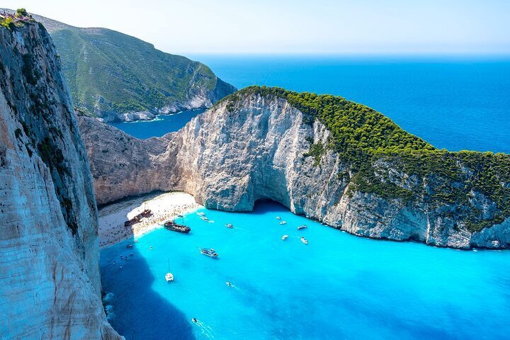 2024 Zante Cruise to Blue Caves & Navagio photo stop with Bus Transfer