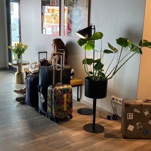 Secure and comfortable lobby area