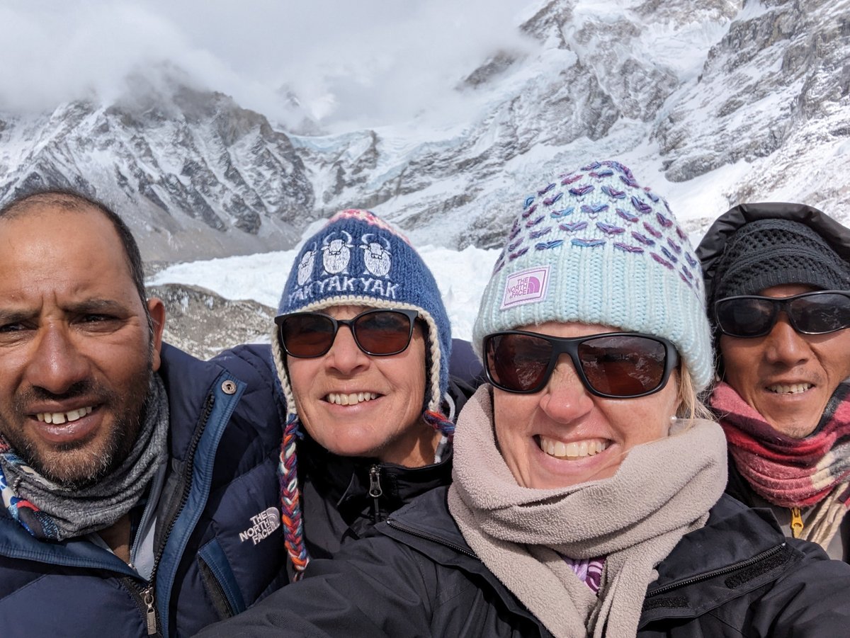 We made it to Everest Base Camp, thanks to Hari, Ghobinda and Prashanta from Imperial 