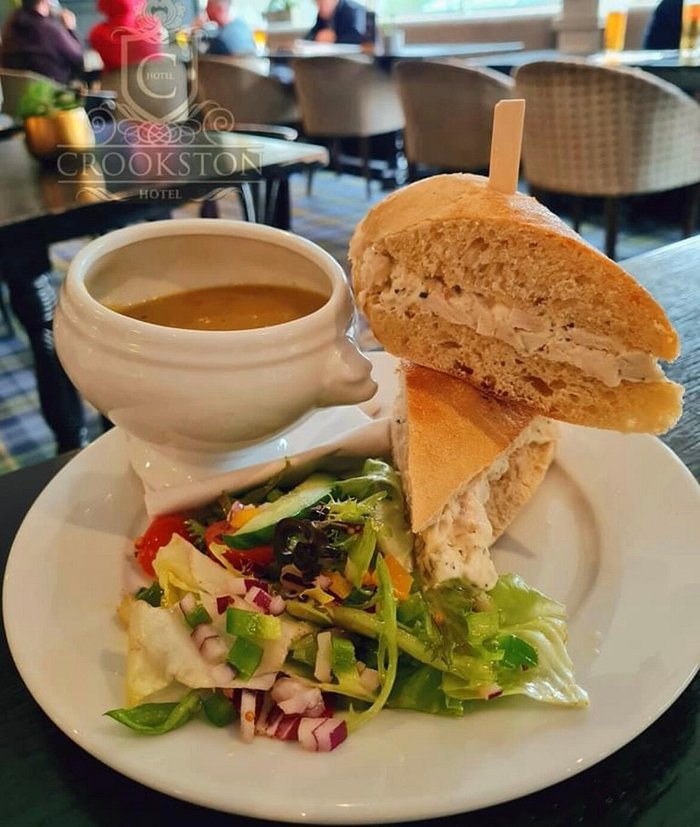 Browns club sandwich with salad. - Picture of Browns, Glasgow - Tripadvisor