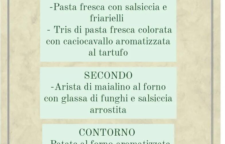 Menu 25 Aprile🇮🇹
