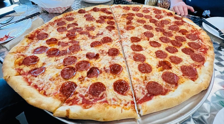 Big pizzas for big appetites
