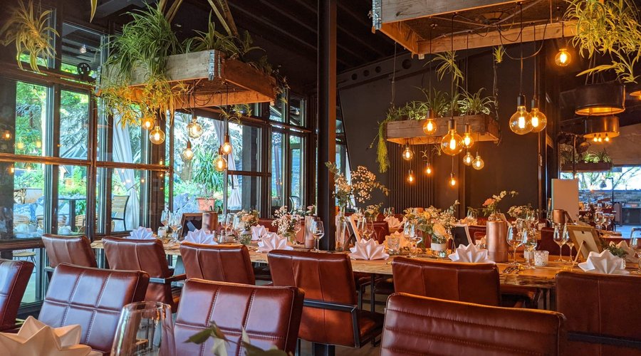 La Cantina mitten in unserer exotischen Gartenanlage