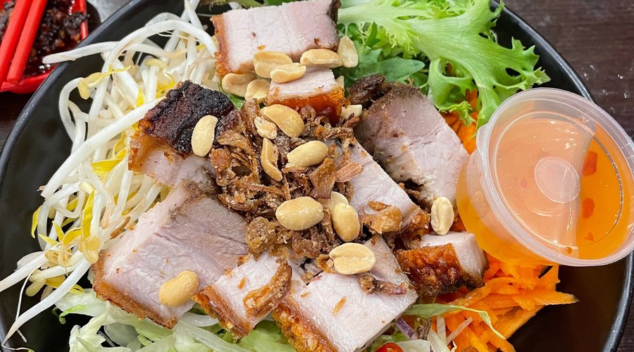 Roast Pork Noodle Salad