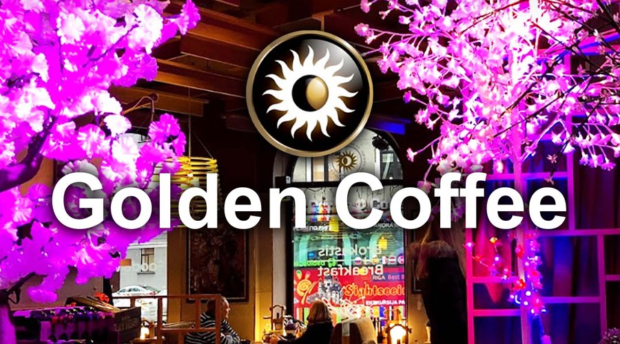 golden coffee