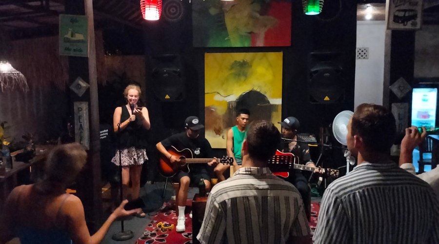 Fun Night Singing a Song.