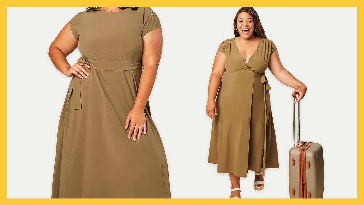 This plus-size-friendly wrap dress is a packing essential - Tripadvisor