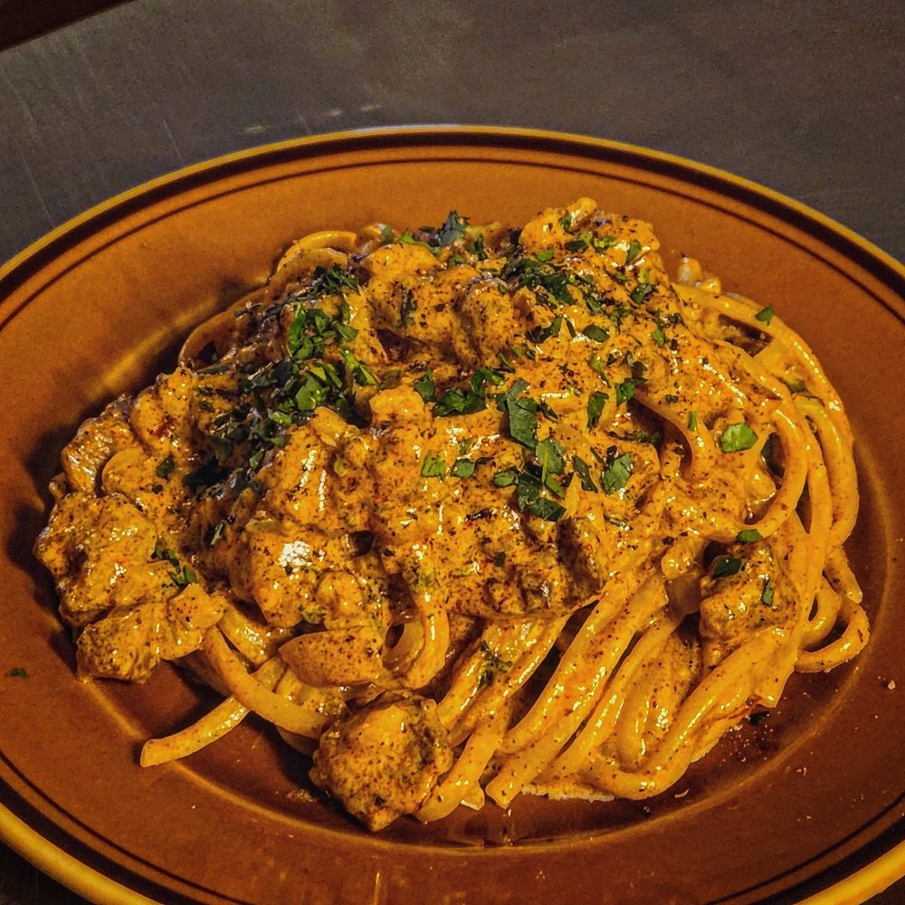 chinese style lamb pasta. amazing.