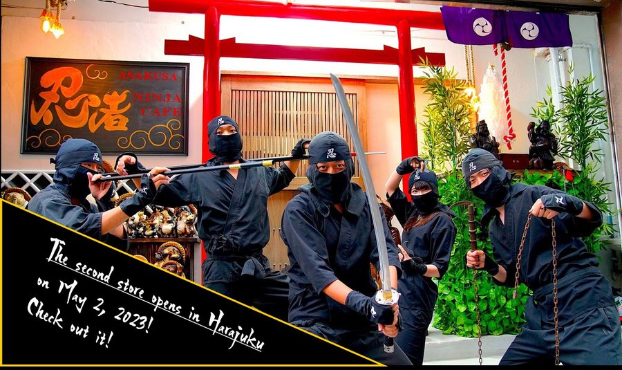 Ninja is waiting your visit in Asakusa and Harajuku!!