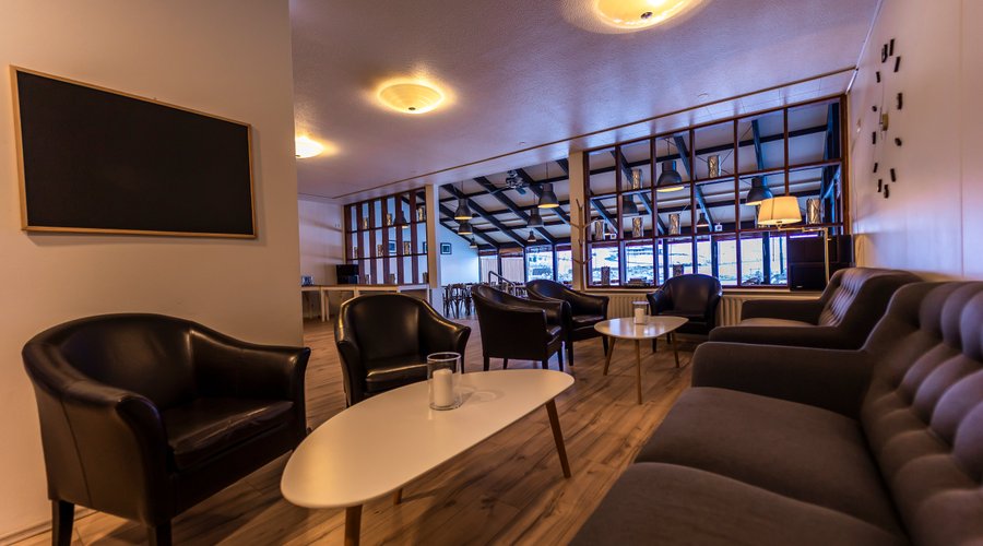 Seating lounge and dining area. 