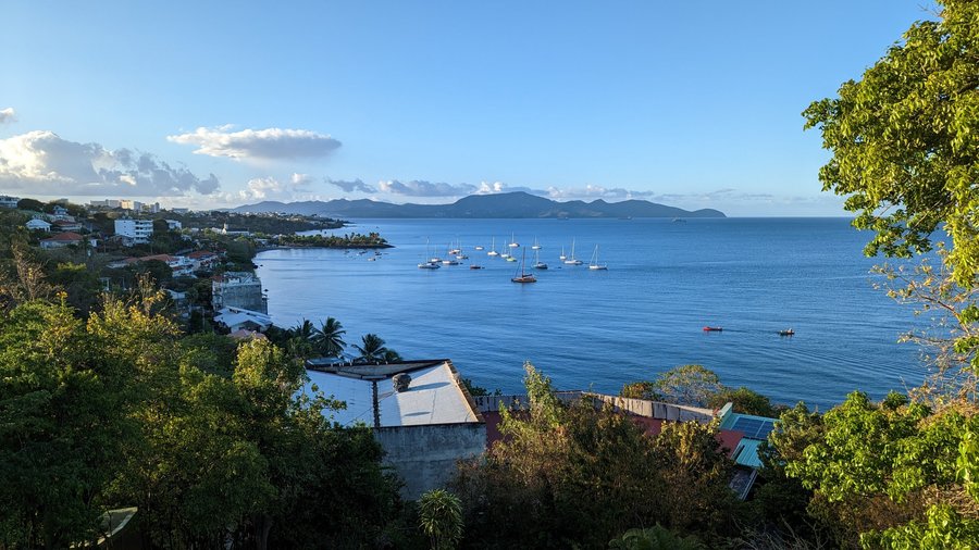 Superbe vue sur l'anse Collat
