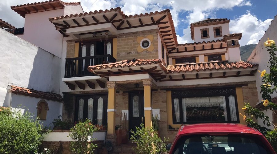 La casa donde nos quedamos a pocas calles de la plaza