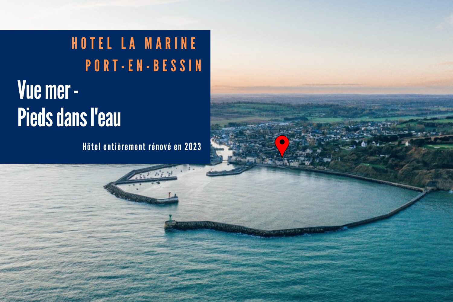 HOTEL DE LA MARINE - PORT-EN-BESSIN (Port-en-Bessin-Huppain, Prancis ...