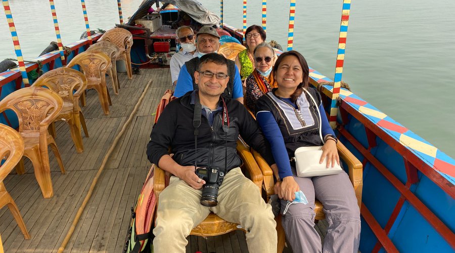 Boat ride on the Padma river