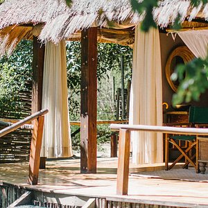 Exterior view of the Honeymoon Chalet |  Photo by Stepan Vrzala Photography & Exalt Africa