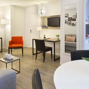 Living room of 1-bedroom Apartment, Citadines Antigone Montpellier