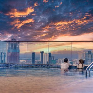 The rooftop swimming pool is the perfect place for refreshing morning swim, having fun with the family or unwinding after a busy day.