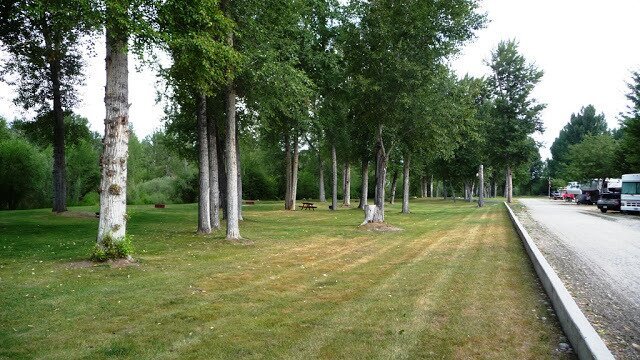A beautiful park just steps away from your RV site. 