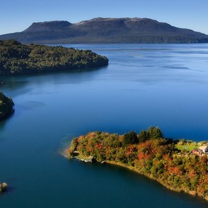 Lakeside suites nestled on a private peninsula