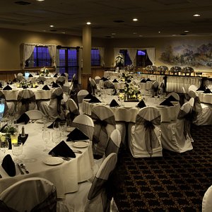 Ballroom Set For Wedding Reception