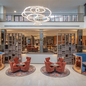 Stunning Hotel Atrium and lobby