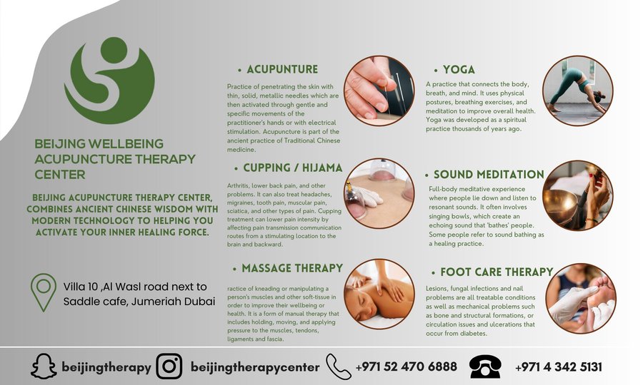 Beijing Therapy Center healed so many of it's patient using more than 5000 years Chinese Medicine Treatment, which has no side affects but the best outcomes not only for specific treatment but for overall human body and soul.