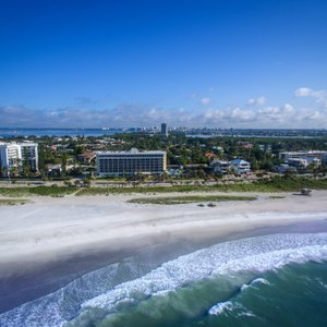 Located just across the street from the beach