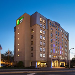 Hotel Exterior at Dusk