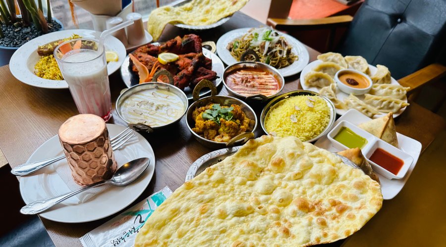 Variety of food option.