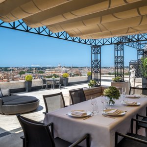 Villa Medici Penthouse Suite Terrace