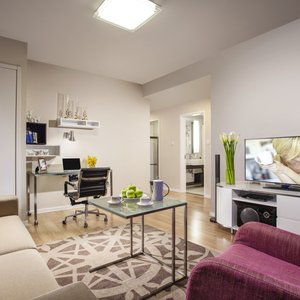 Citadines Xinghai Suzhou 1Bedroom Premier Living Room
