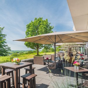 Wageningsche Berg Exterieur Terras Arboretumzaal