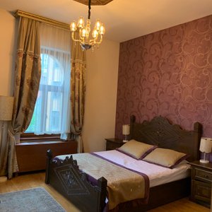 Isa Begov Hamam Hotel in Sarajevo, image may contain: Home Decor, Living Room, Cup, Chair