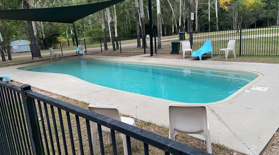 Two pools. Too cold in May though