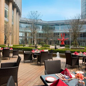 BBQ area with Garden View