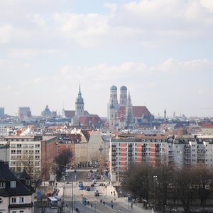 View from City View Room Munich's Old Town
