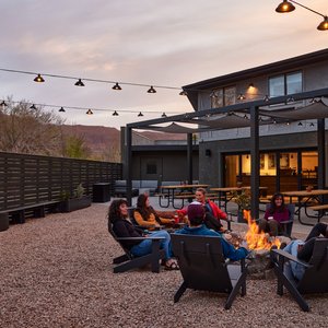 Outdoor patio and fire pit