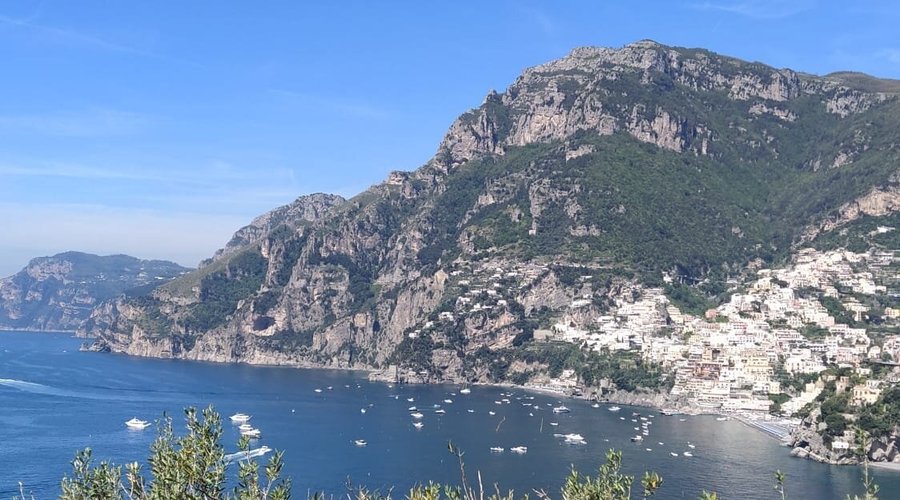 Panorámica de la costa de Amalfi