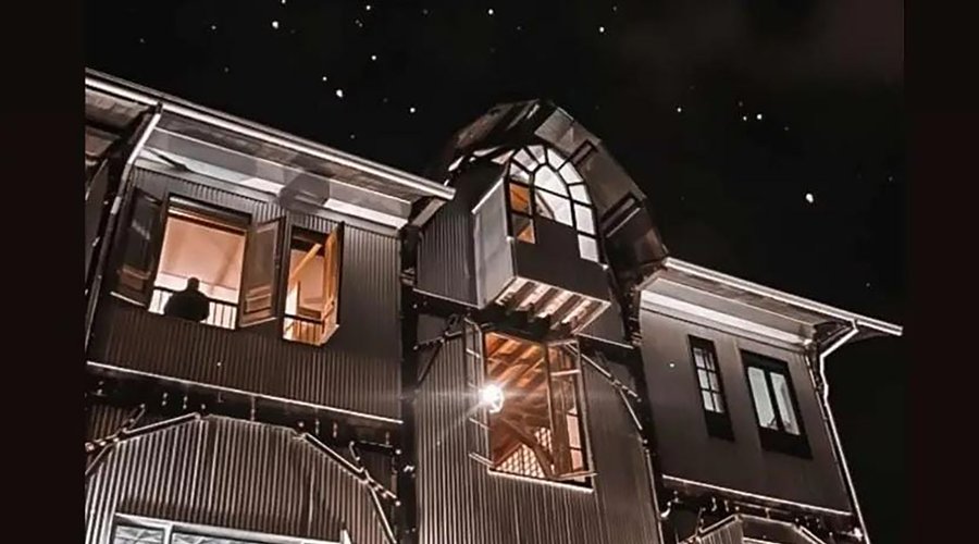 Fachada exterior. La Beautiful Cocina Inusual 